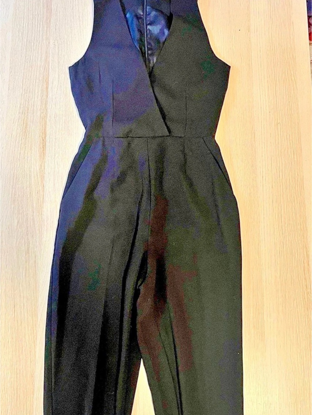 H&M Black Sleeveless Jumpsuit Size 2